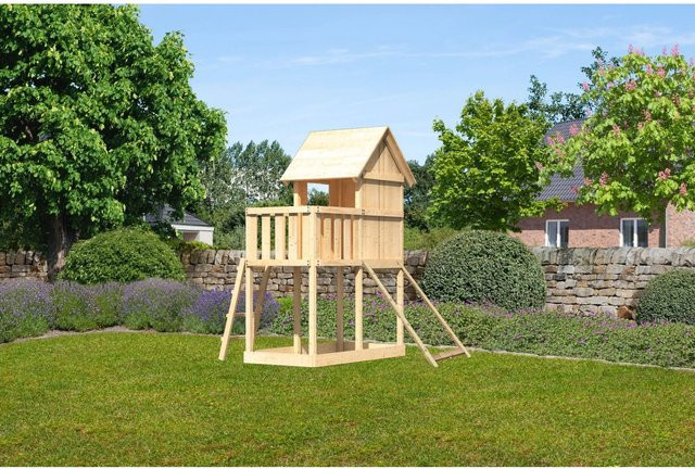 Karibu Stelzenhaus Frieda Netzrampe - Bild 1