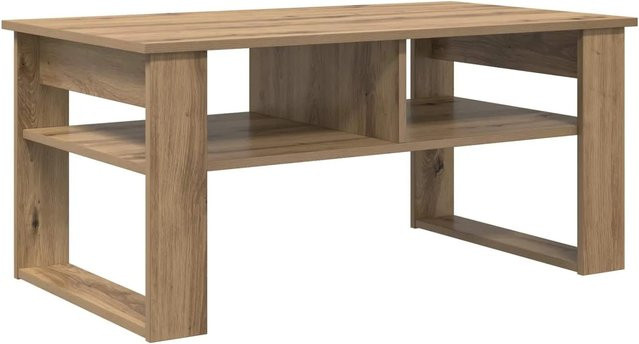 vidaXL Couchtisch Artisan-Eiche in Braun, moderner Couchtisch aus Holzwerkstoff, B/T/H: 96 x 54 x 44 cm - Bild 1