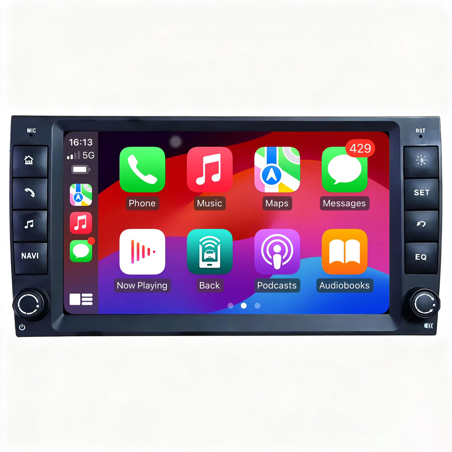 CHSTEK Autoradio mit Carplay und Android Auto Unterstützung für Porsche Cayenne 955 957 9PA (2002-2010) inklusive GPS, Bluetooth und Wi-Fi in Schwarz - Bild 6