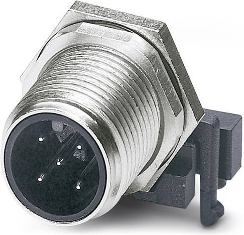 Phoenix Contact 1440054 Sensor-Aktor-Einbausteckverbinder M12 Stecker in Silber mit 10 Polen und Schraubanschluss - Bild 1
