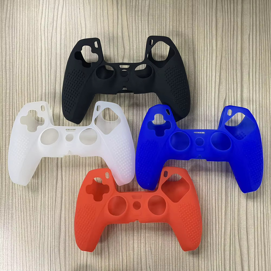 Rutschfeste Silikonhülle in Weiß für Sony DualSense PS5 Controller - Bild 2