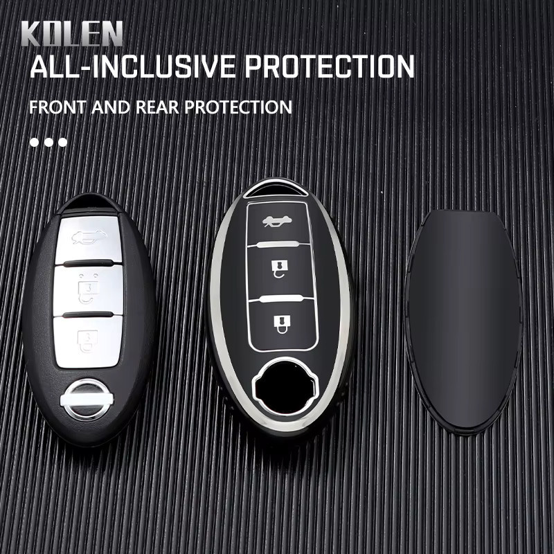 TPU Auto Smart Key Schutzhülle für Nissan Qashqai Juke J10 J11 X-Trail T32 T31 Kicks Tiida Altima Pathfinder und Infiniti - Bild 3