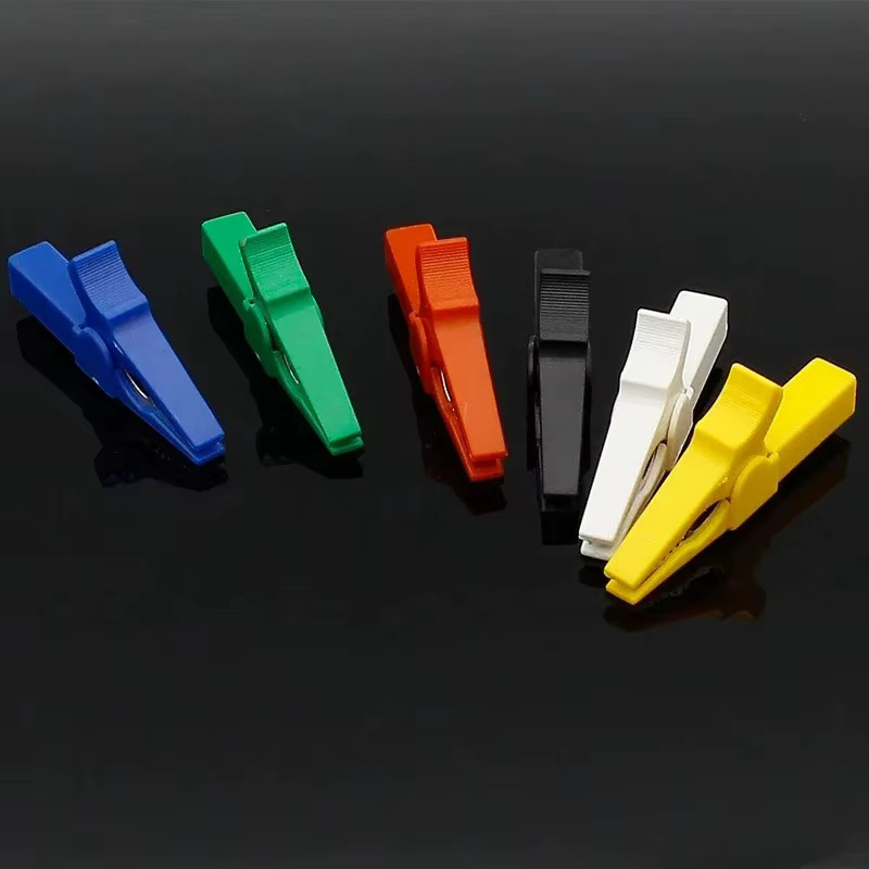 ELECAPITAL Krokodilklemmen Set, isolierte Testklemmen mit 4-mm-Bananenbuchse für elektrische Tests, 6 oder 12 Stück - Bild 1