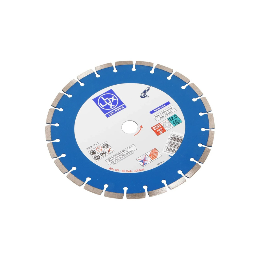 LUX-TOOLS Diamant-Trennscheibe universal blau 230 mm - Bild 2