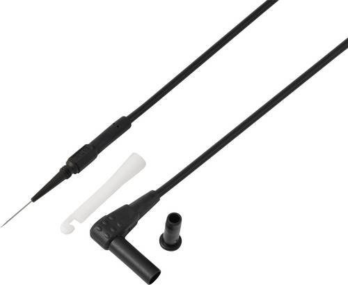 Voltcraft MSL-520sw Messleitung mit 4 mm-Stecker und 0,7 mm Messnadel, Schwarz, 1,5 m - Bild 1
