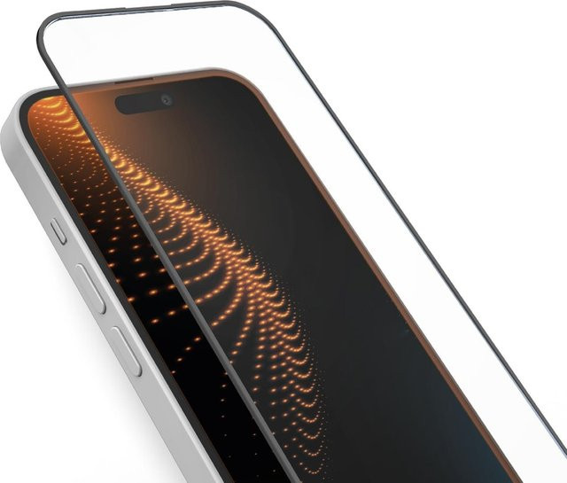 Extrem widerstandsfähiges Schutzglas mit D3O-Technologie für Apple iPhone 16, iPhone 15 und iPhone 15 Pro, Transparent - Bild 1
