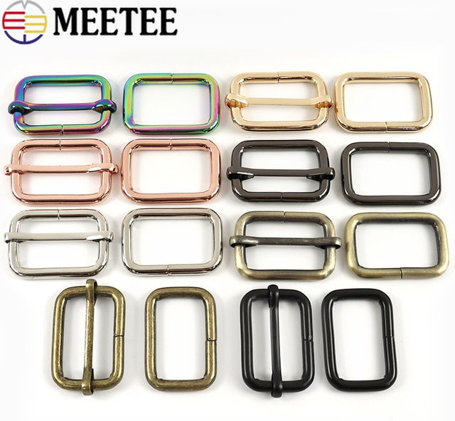 Meetee Metall-Taschenring-Schnalle für DIY-Projekte, 10 oder 20 Stück, Größe 16 bis 50 mm - Bild 1