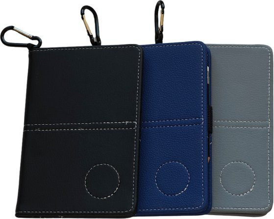 SITLJIN FAFAFA Golf Scorebook Set aus PU-Leder in Schwarz mit Hardcover - Bild 1