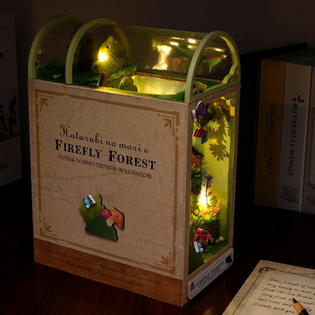 StartCabin DIY Herbst Holz Buchstützen-Set für Puppenhaus Miniatur Bücherregal Kit