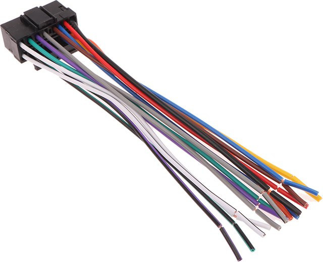 JVC 16Pin Stecker Adapter Kabelbaum für Auto Stereo Radio und Audio Musik Player, multicolour - Bild 1