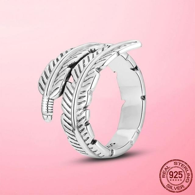 Wickelring mit Pfeil, 925 Silber, Damen - Bild 1