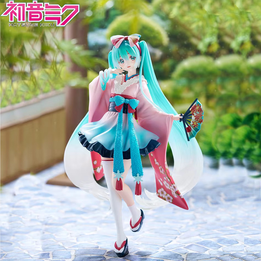 Bandai Hatsune Miku Neo Tokyo Serie Kimono Figur, Einzelfigur, 18cm - Bild 2