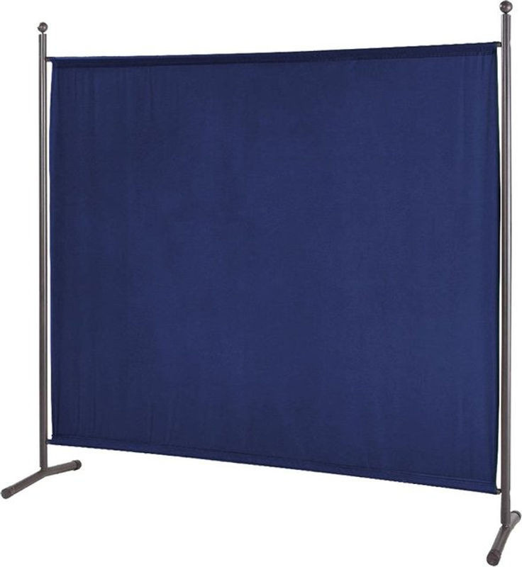 GRASEKAMP Stellwand Blau aus Textil und Metall B/H: 180 x 180 cm - Bild 1