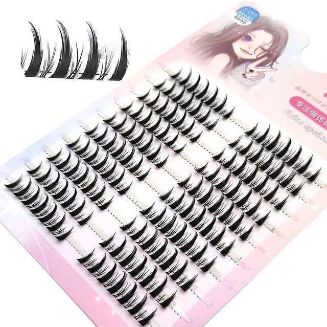 JINYANHUA Einzelne Manga-Wimpern, DM-Natural, C-Locken, Unisex - Bild 1