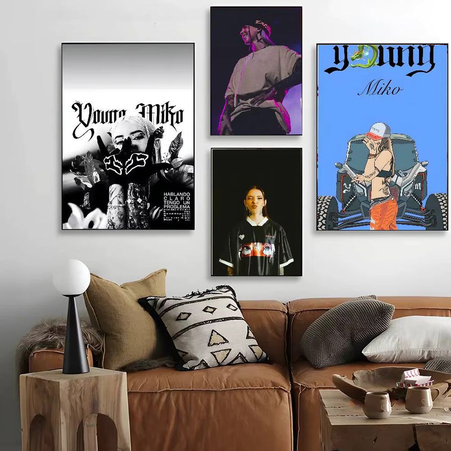 Y-Young M-Miko RAPPER Poster Kunst für deine Wanddekoration im Wohnzimmer oder Schlafzimmer - Bild 5