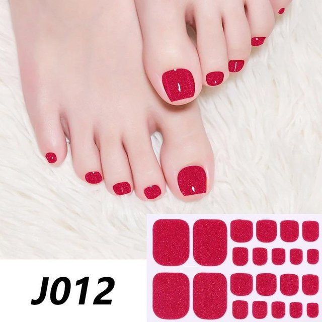 Pure Fußaufkleber mit Glitzer, Schachbrett-Nageldesign, schimmernd - Bild 1