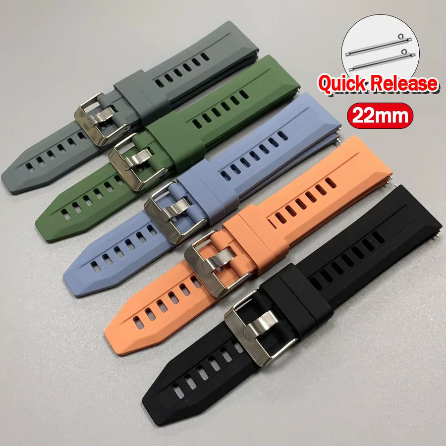 Xiaomi Silikonarmband für Watch 5, Color2, S4 Sport, Mi Watch 2 Pro, S3, S2 46mm und S1 Pro, 22mm Breite, Unisex Ersatzarmband - Bild 5