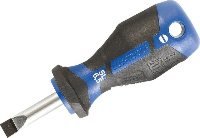 LUX-TOOLS Vergaser-Schraubendreher Schlitz 6,5 mm x 25 mm in Blau - Bild 1
