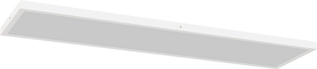 HOMCOM 4er-Set LED-Deckenleuchten in Weiß mit DIP-Schalter und Wandschalter, 48 W, 5200 lm, B/T/H: 120 x 30 x 3,7 cm - Bild 1