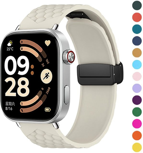 Hiyii Uhrenarmband Silikon, Magnetische Schließe, Unisex - Bild 1
