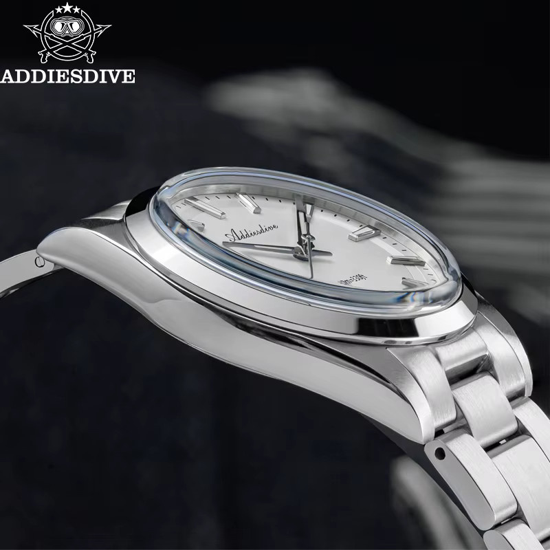 ADDIESDIVE Armbanduhr Edelstahl, Quarz, Blau, Herren - Bild 3