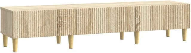 vidaXL TV-Schrank in Sonoma-Eiche, modern, B/T/H: 147 x 34,5 x 30 cm - Bild 1