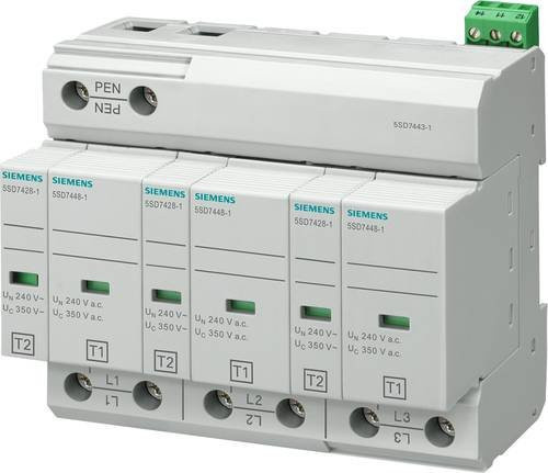 Siemens Überspannungsschutz-Ableiter 5SD7443-1 in Grau mit 50 kA - Bild 1