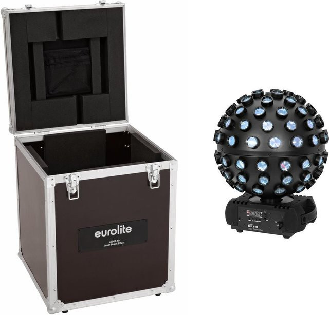 EUROLITE Set LED B-40 Laser Strahleneffekt in Schwarz mit Case - Bild 1