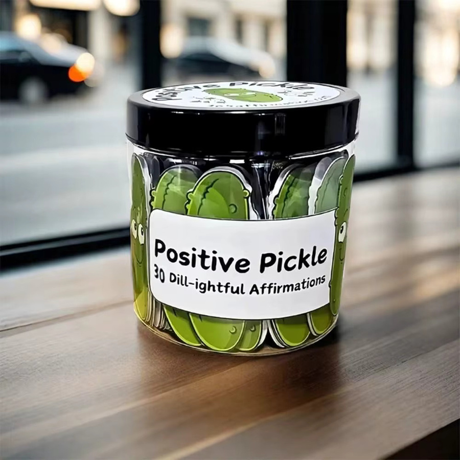Pickle/Potato Emotionale Unterstützungskarten mit Glas, 30 Blatt, Mehrfarbig - Bild 3