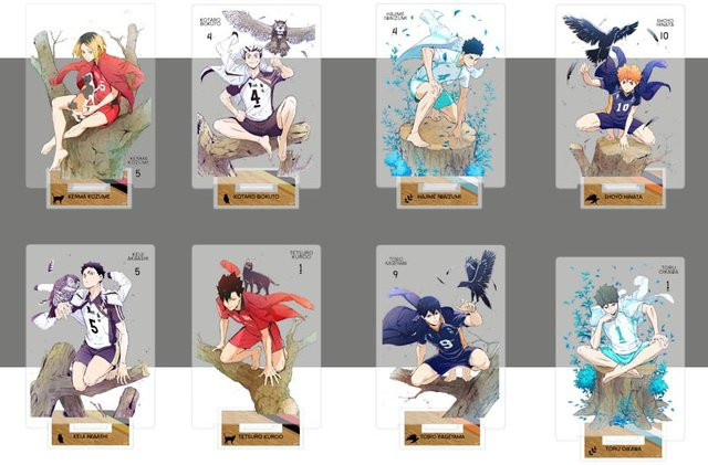 Haikyuu!! Acryl-Standfigur, Jungen, Actionfigur, Kunststoff - Bild 1