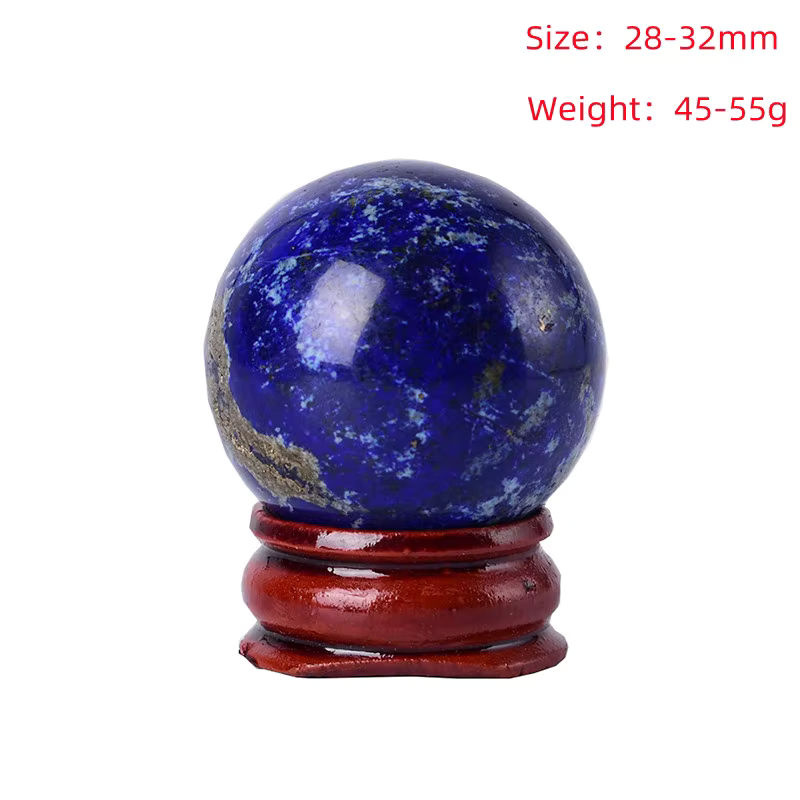 RYCRYSTAL Lapislazuli Kugel in Blau, Durchmesser: 3 cm - Bild 6