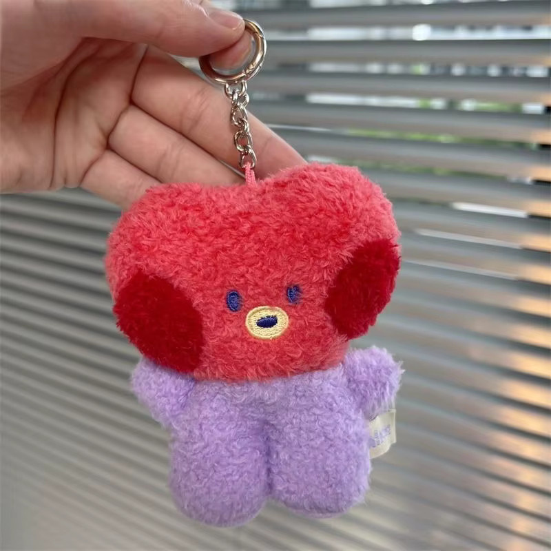 LINE FRIENDS BT21 Mini-Plüschpuppe Schlüsselanhänger, Tiere, Bunt/Mehrfarbig - Bild 2