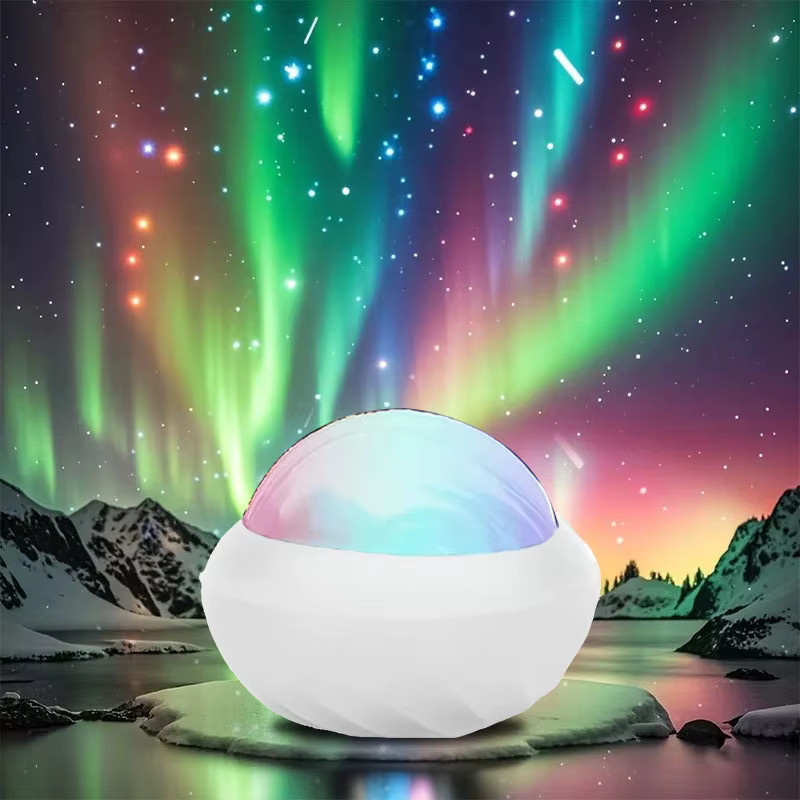 VENUSWING Nordlichter Sternenhimmel Projektorlampe mit Fernbedienung und 360 Grad USB Aurora Ball für Raumparty Dekoration - Bild 5