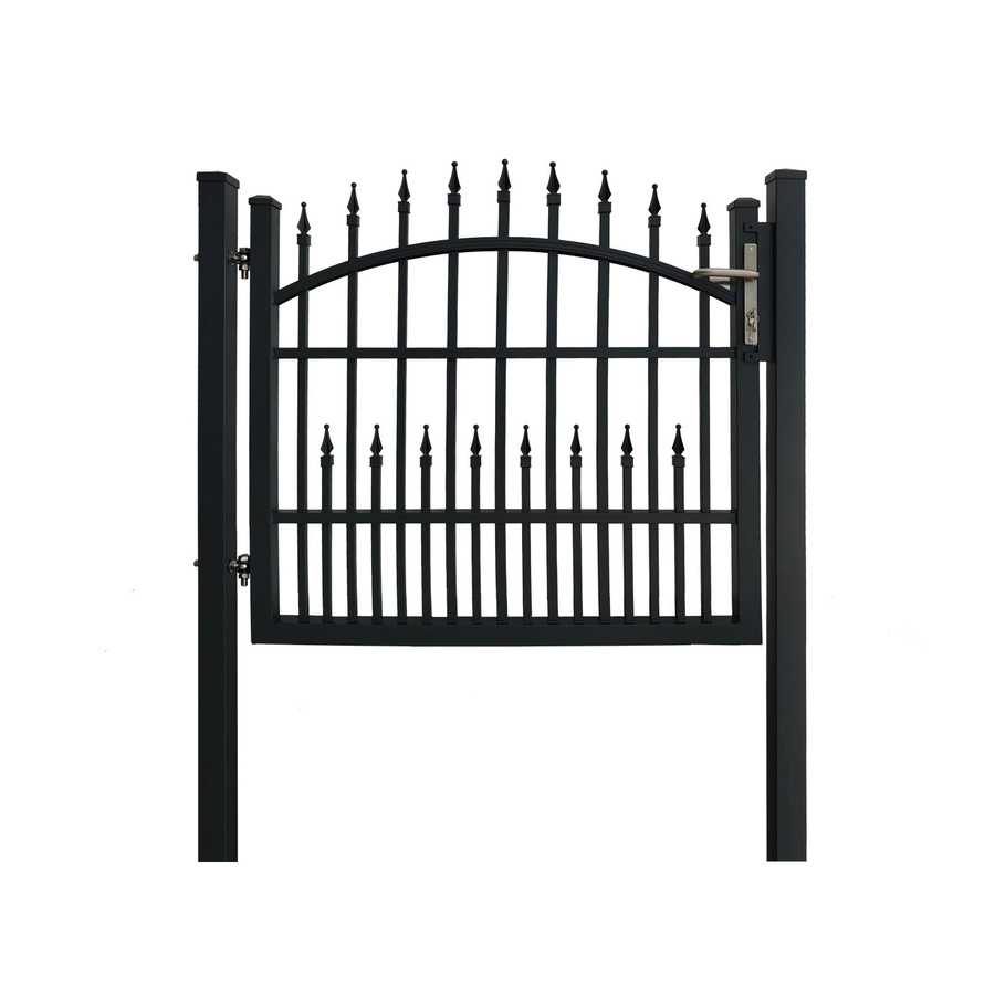 Aluminium Einzeltor Avignon zum Einbetonieren in Anthrazit, B: 120 cm, H: 110 cm - Bild 2