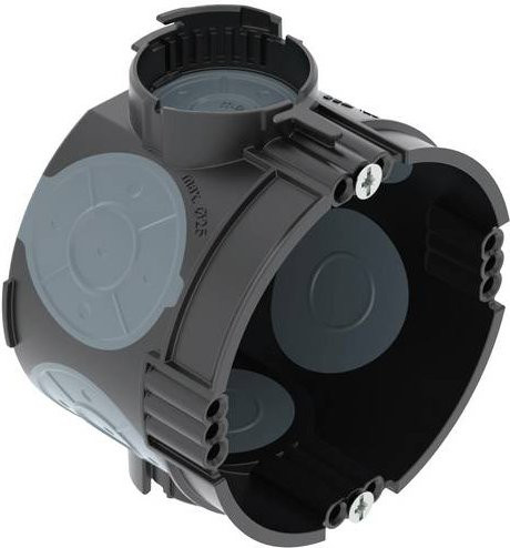 OBO Bettermann Gerätedose 2003707 winddicht, grau, 25 Stück, Durchmesser: 60 mm, Tiefe: 46 mm - Bild 1