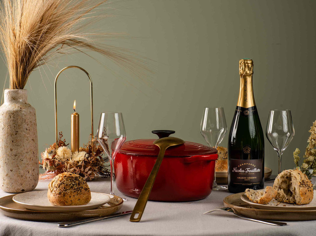 Nicolas Feuillatte Grande Réserve Brut Champagner aus Frankreich, 0,75 l, Rebsorten: Pinot Noir, Chardonnay, Pinot Meunier - Bild 2