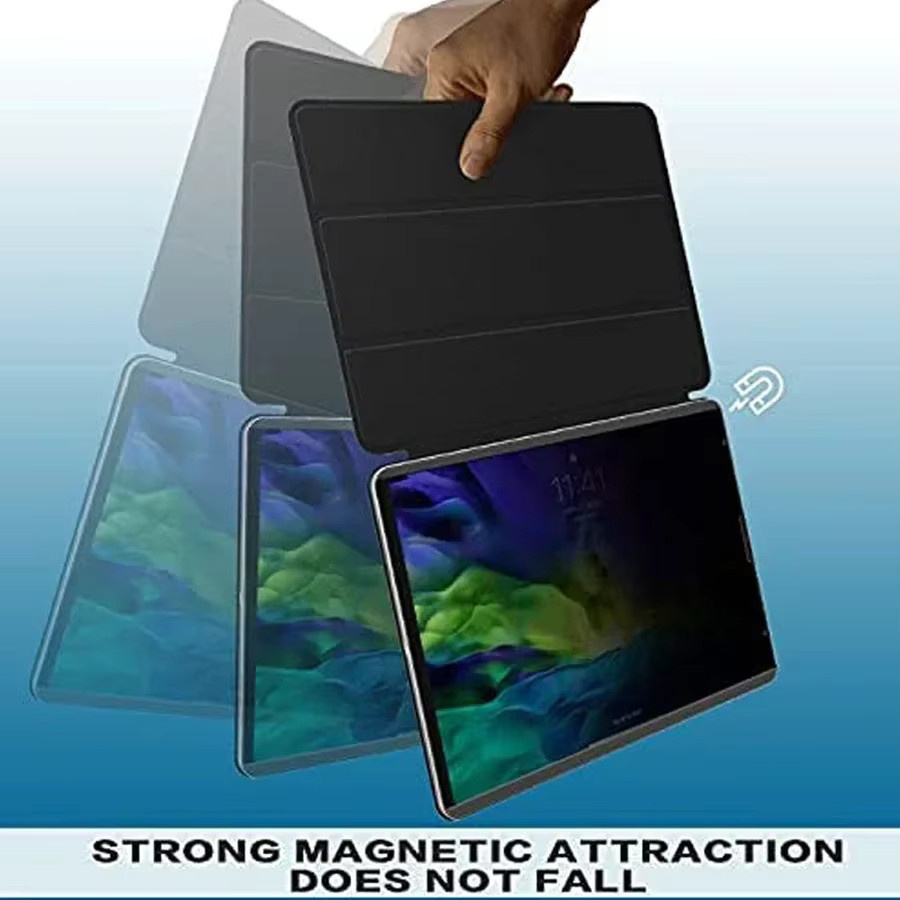 Magnetischer Privacy Screen Protector für Apple iPad Pro, Air und Mini in Schwarz - Bild 5