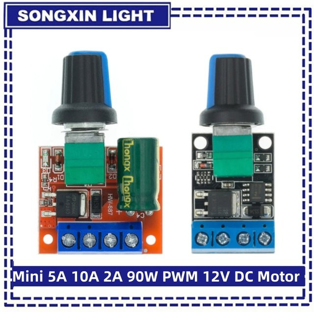 SX Mini DC-DC Drehzahlregler Modul PWM 90W Einstellbarer Steuerregler für 4,5V-35V Multicolour - Bild 1