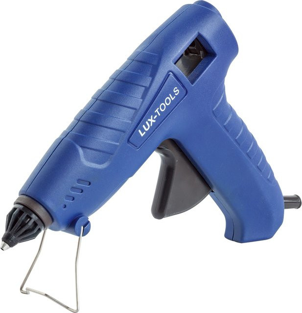 LUX-TOOLS Heißklebe-Set 100 W in Blau mit 11mm Klebesticks - Bild 1