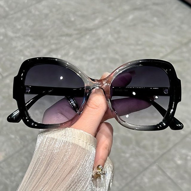 Dote Sonnenbrille, Oval, Kunststoff, Vollrand, Grün, Grau, Damen - Bild 1