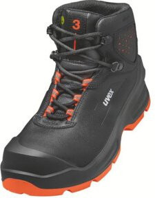Uvex Sicherheitsschuhe Stiefel 3 S3 in Schwarz Orange Größe 37 - Bild 1