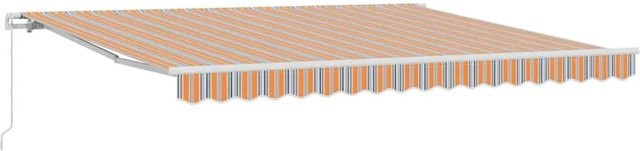 vidaXL Ausziehbare Markise Mehrfarbig B/T: 400 x 350 cm - Bild 1