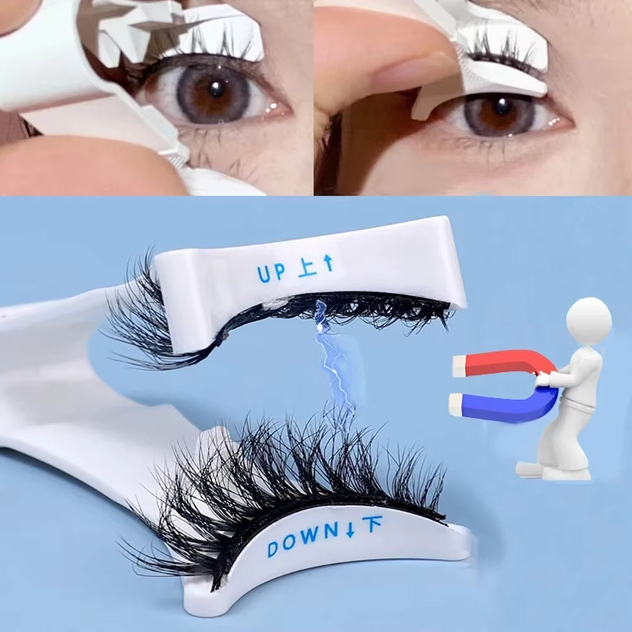 CNKESS Wimpern Pinzette, Applikator für falsche Wimpern, Unisex - Bild 2