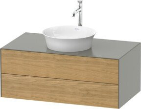 Duravit Waschtischunterschrank White Tulip in White, wandhängend, B/T: 100 x 55 cm - Bild 1
