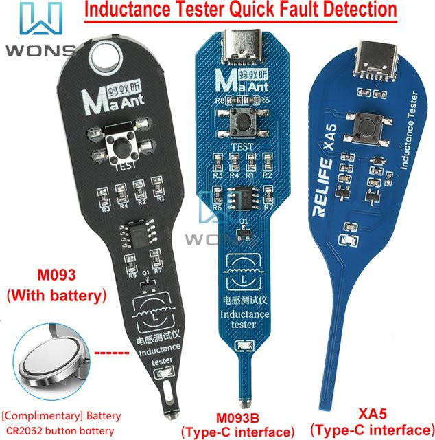 Aideepen M093 M093B Induktivität Tester zur schnellen Fehlerprüfung von Motherboard-Spulen und elektromagnetischer Induktion als Reparatur-Werkzeug - Bild 1