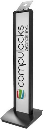 Compulocks BrandMe Tablet Floor Stand Bodenständer aus Aluminium in Schwarz - Bild 2