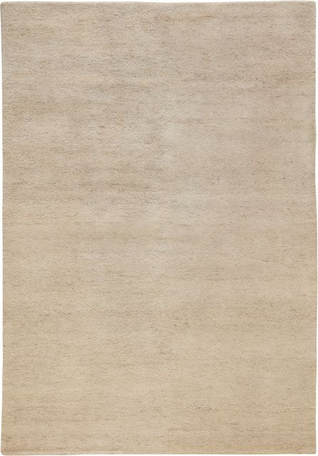 THEKO Teppich TERRA uni in Sand und Beige aus Schurwolle, B/T: 200 x 140 cm - Bild 1