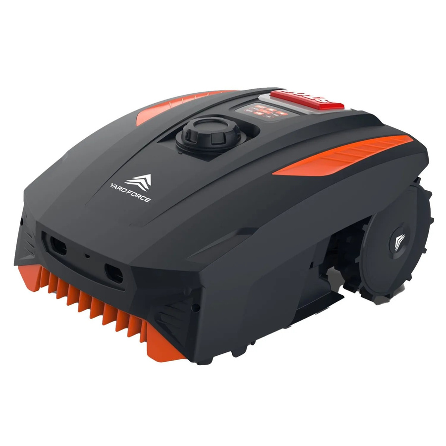 YARD FORCE Mähroboter MB400 mit App-Bedienung und Akku in Schwarz-Orange - Bild 2