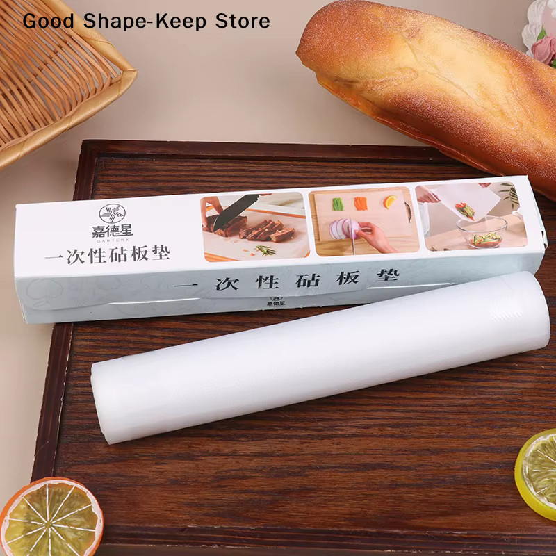 JETTING Flexible Kunststoff-Schneidematte als Einweg-Schneidebrett für Obst und Picknick, B/H: 24 x 300 cm - Bild 2