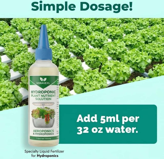 MIRAVEXL Hydroponischer Flüssigdünger Allzweck-Lösung für Indoor-Gärten, Blumen und Gemüse - Bild 1